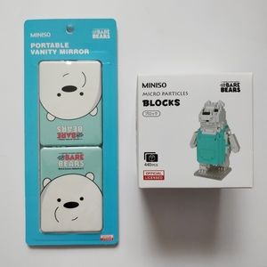 NEW We Bare Bears, Ice Bear, Micro Blocks, Mirror